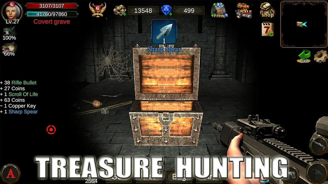 Dungeon Shooter : Dark Temple (Данжен Шутер) [MOD: Mega Mod/Меню] - Скриншот 4