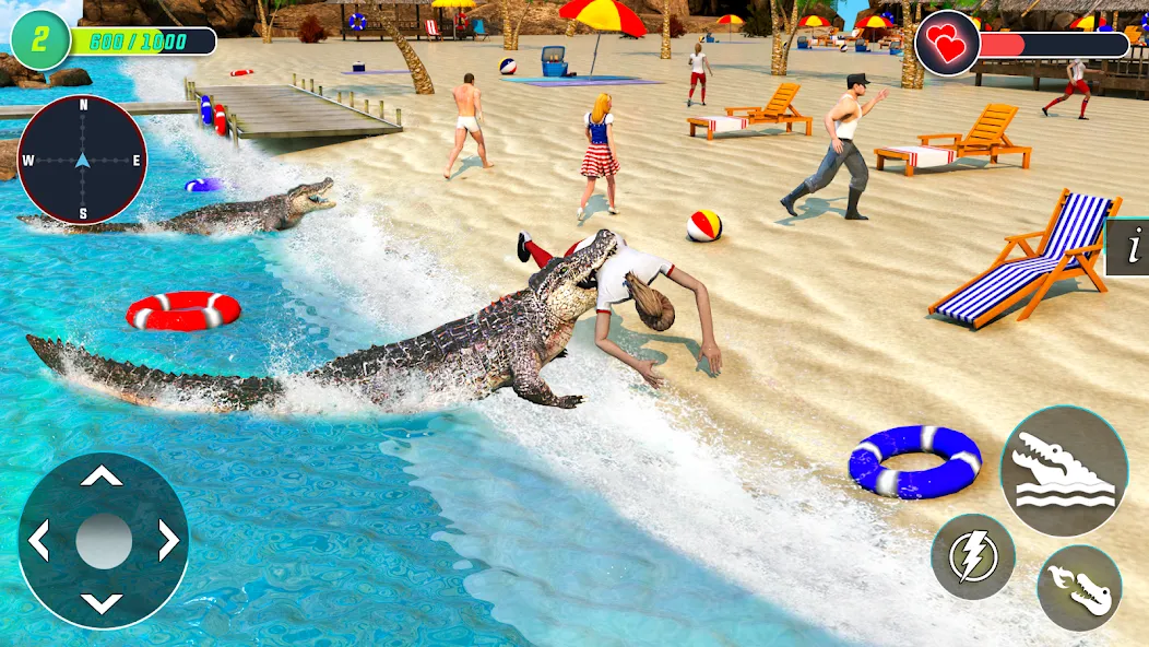 Crocodile Games: Animal Games [MOD: Mega Mod/Меню] - Скриншот 4