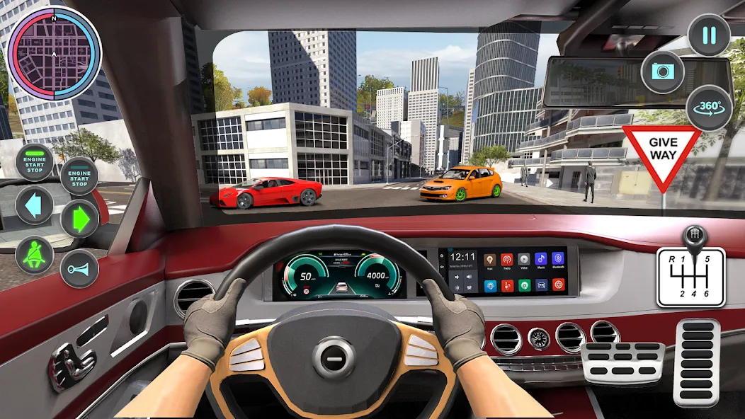 Modern Car Driving School Game [MOD: Все открыто] - Скриншот 2