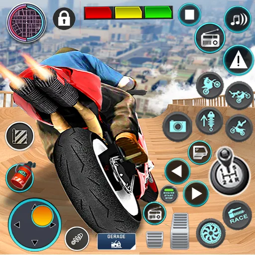 Mega Ramp Bike Stunts Games 3D [MOD: Все открыто] - Скриншот 1