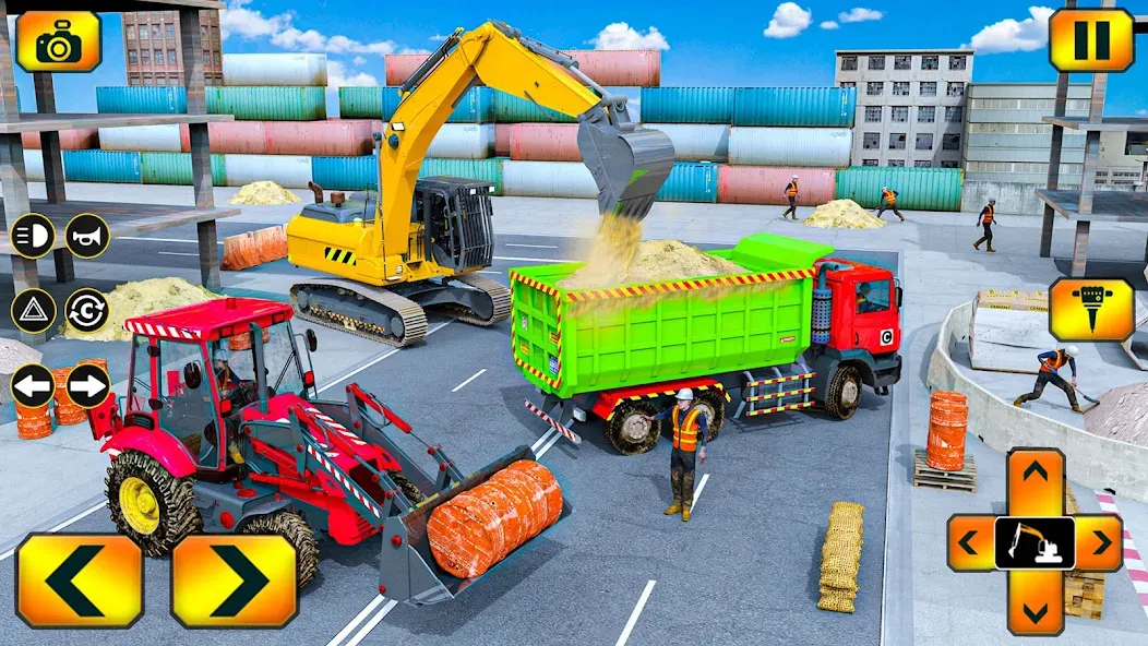 Sand Excavator Simulator Games [MOD: Бесконечные деньги] - Скриншот 3