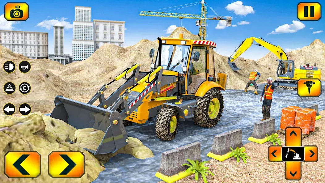 Sand Excavator Simulator Games [MOD: Бесконечные деньги] - Скриншот 4