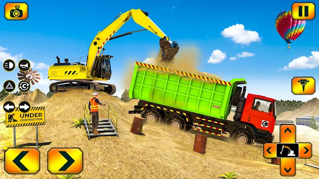 Sand Excavator Simulator Games [MOD: Бесконечные деньги] - Скриншот 5