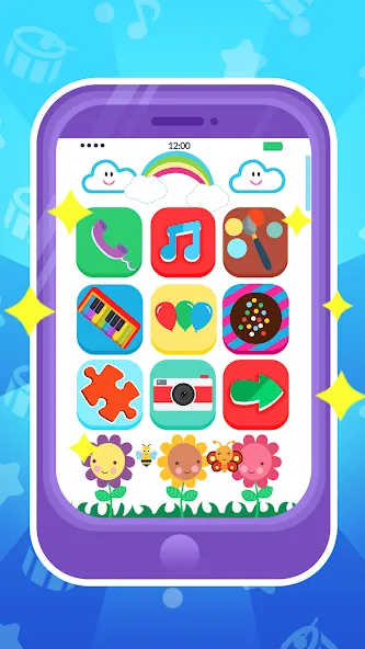 Baby Phone: Toddler Games (Беби Фон) [MOD: Все открыто] - Скриншот 1