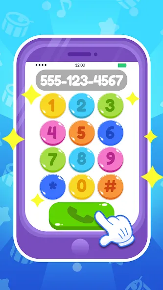 Baby Phone: Toddler Games (Беби Фон) [MOD: Все открыто] - Скриншот 2