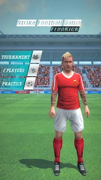 Strike Football Game FreeKick [MOD: Бесконечные деньги] - Скриншот 1