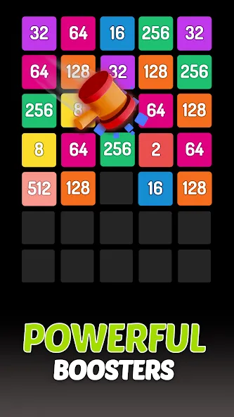 X2 Blocks — 2048 Number Game (Блоки) [MOD: Все разблокировано] - Скриншот 4