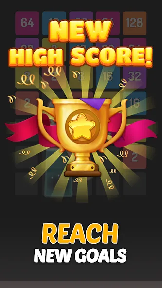 X2 Blocks — 2048 Number Game (Блоки) [MOD: Все разблокировано] - Скриншот 5