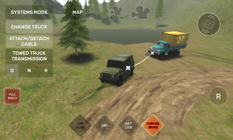 Dirt Trucker: Muddy Hills (Дрт Трукер) [MOD: Бесконечные деньги] - Скриншот 1