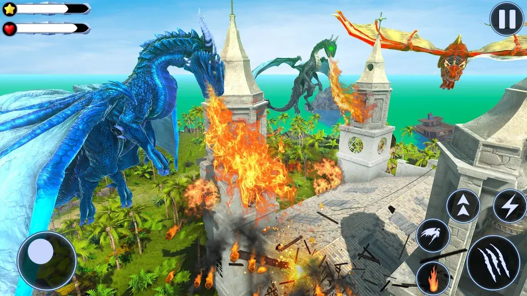 Wild Dragon Craft Family Sim (Легенды Драконов Симулятор Семьи) [MOD: Много монет/Энергии] - Скриншот 2