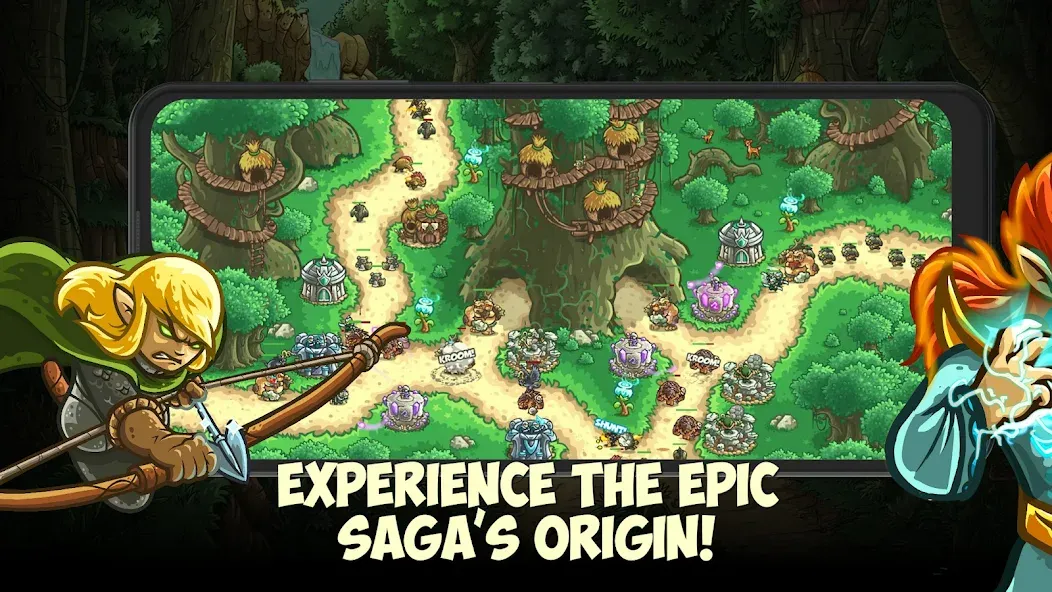 Kingdom Rush Origins TD (Кингдом Раш Ориджинс) [MOD: Мод Меню/Взлом] - Скриншот 1