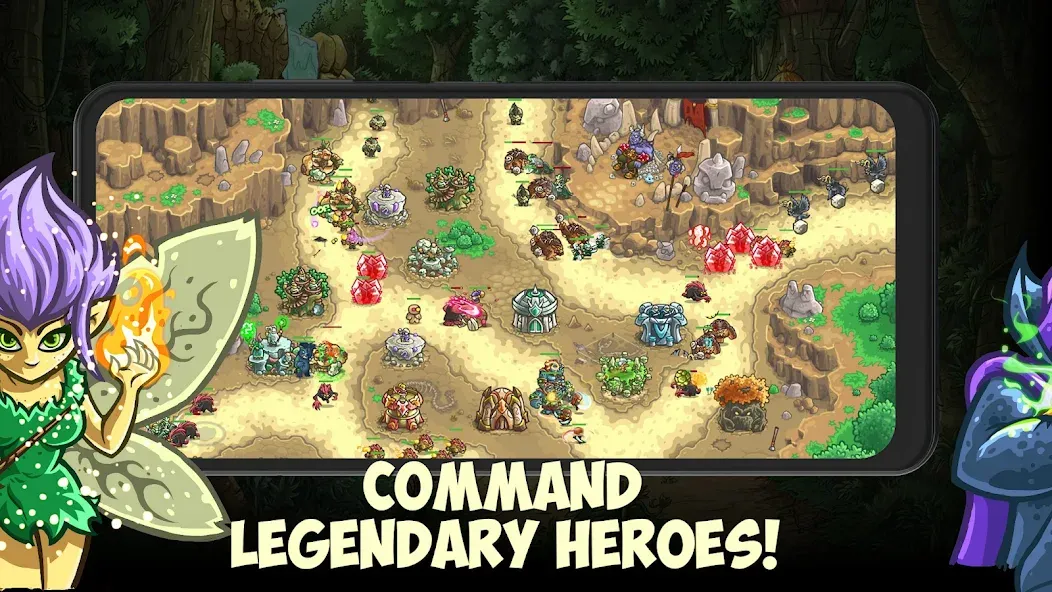 Kingdom Rush Origins TD (Кингдом Раш Ориджинс) [MOD: Мод Меню/Взлом] - Скриншот 4