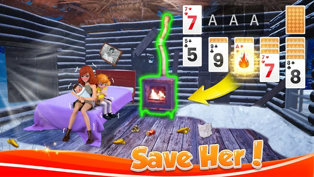 Solitaire Home Design (Солитер Хоум Дизайн) [MOD: Все разблокировано] - Скриншот 1
