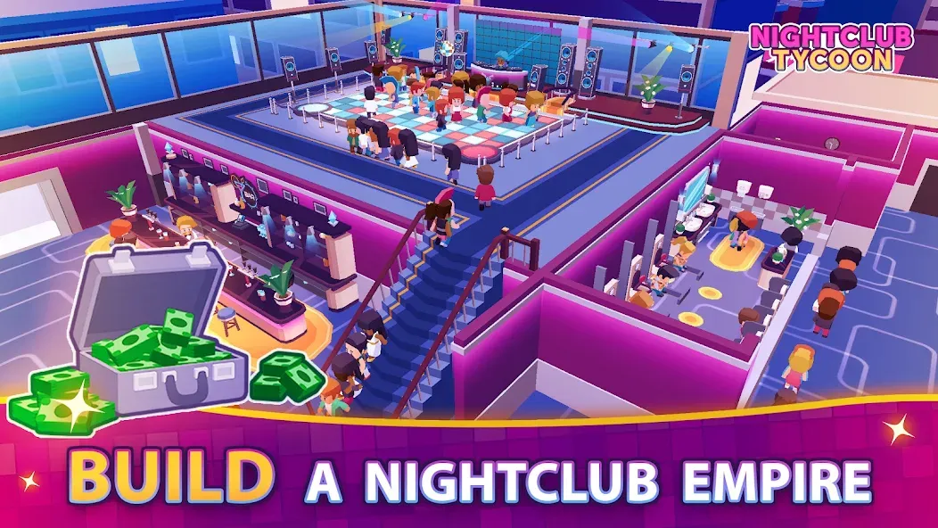 Nightclub Tycoon: Idle Empire [MOD: Mega Mod/Меню] - Скриншот 1