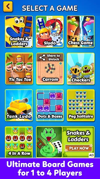 Family Board Games Offline [MOD: Много монет/Энергии] - Скриншот 1