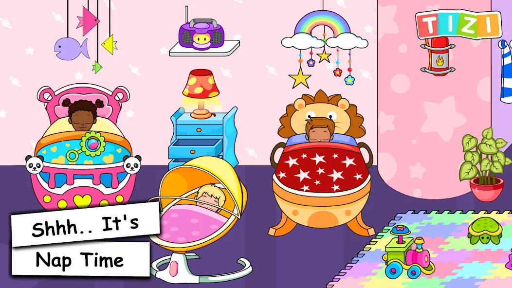 My Tizi Town Daycare Baby Game [MOD: Mega Mod/Меню] - Скриншот 3