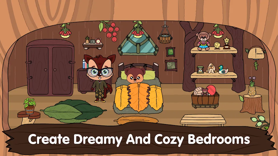 Animal Town — My Squirrel Home [MOD: Premium/Unlocked] - Скриншот 2