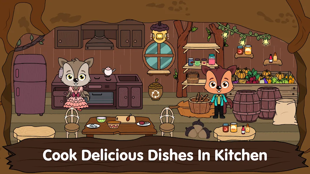 Animal Town — My Squirrel Home [MOD: Premium/Unlocked] - Скриншот 5