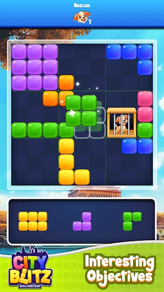 City Blitz-Block Puzzle Blast (Блок Головоломка Кинг) [MOD: Все открыто] - Скриншот 3