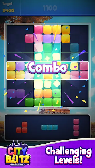 City Blitz-Block Puzzle Blast (Блок Головоломка Кинг) [MOD: Все открыто] - Скриншот 4