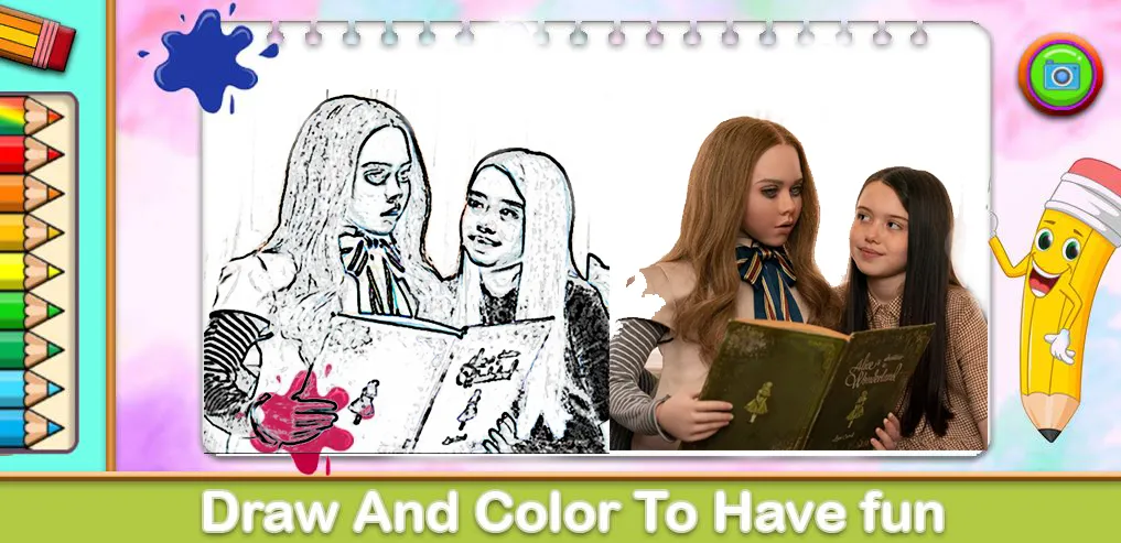 Megan Coloring Game (Меган Колоринг Гейм) [MOD: Разблокировано] - Скриншот 2