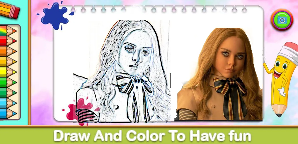 Megan Coloring Game (Меган Колоринг Гейм) [MOD: Разблокировано] - Скриншот 3