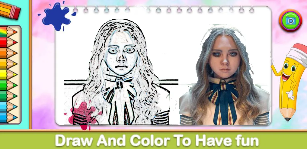 Megan Coloring Game (Меган Колоринг Гейм) [MOD: Разблокировано] - Скриншот 4