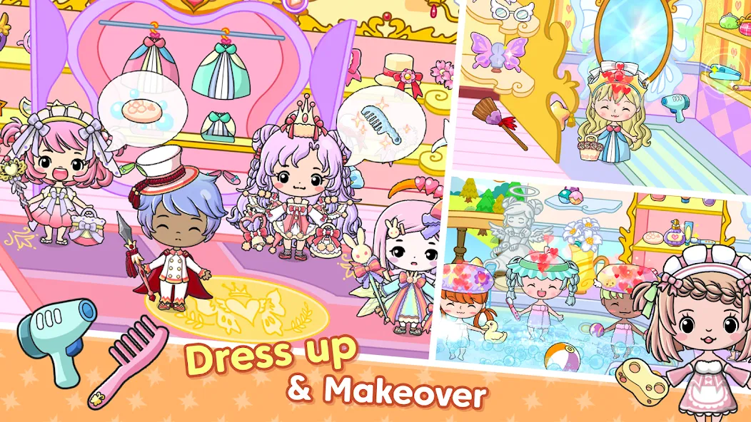 Jibi Land : Princess Castle (Джиби Лэнд) [MOD: Меню/Много денег] - Скриншот 2