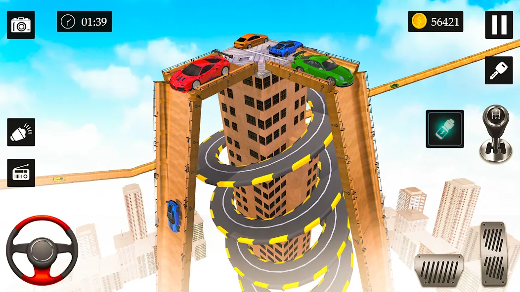 Ramp Car Stunt Racing Game (Крейзи Кар Стантс) [MOD: Premium/Unlocked] - Скриншот 1