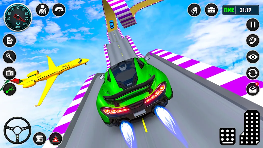 Ramp Car Stunt Racing Game (Крейзи Кар Стантс) [MOD: Premium/Unlocked] - Скриншот 3
