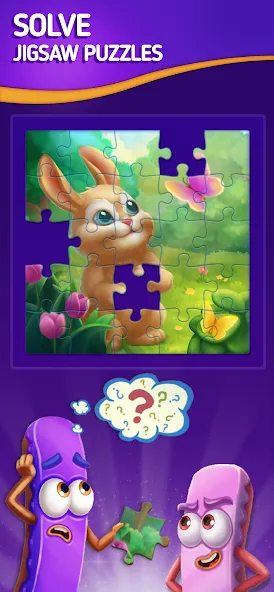 Jigsaw Puzzle by Jolly Battle (Джигсоу Пазл от Джолли Батл) [MOD: Premium/Unlocked] - Скриншот 1