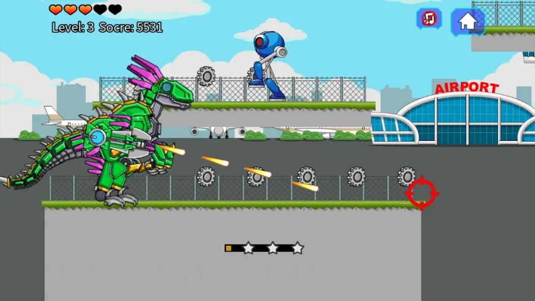 Velociraptor Rex Dino Robot (Велоцираптор Рекс Дино Робот) [MOD: Меню/Много денег] - Скриншот 2