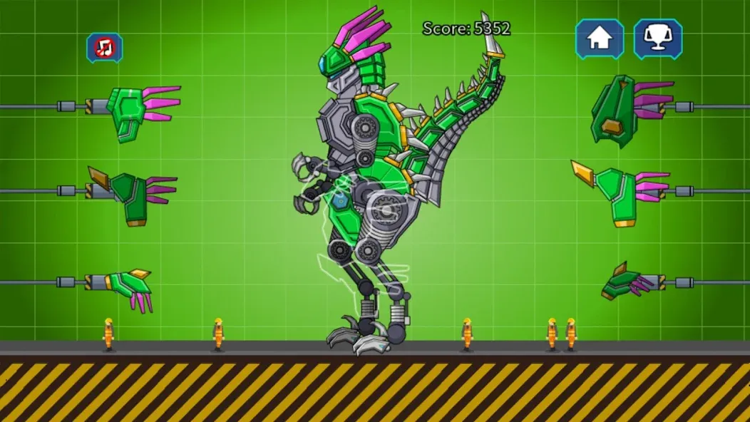 Velociraptor Rex Dino Robot (Велоцираптор Рекс Дино Робот) [MOD: Меню/Много денег] - Скриншот 3