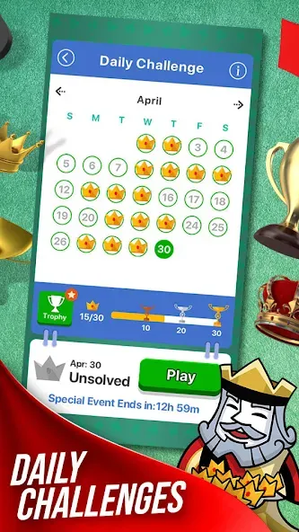 Solitaire + Card Game by Zynga [MOD: Много монет/Энергии] - Скриншот 2