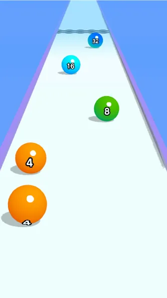 Ball Run 2048: merge number (Бол Ран 2048) [MOD: Premium/Unlocked] - Скриншот 1