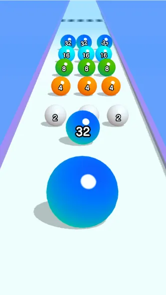 Ball Run 2048: merge number (Бол Ран 2048) [MOD: Premium/Unlocked] - Скриншот 3