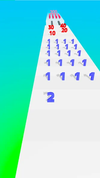 Number Master: Run and merge (Намбер Мастер) [MOD: Premium/Unlocked] - Скриншот 1
