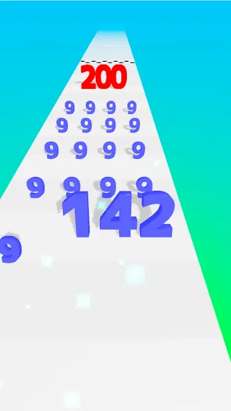 Number Master: Run and merge (Намбер Мастер) [MOD: Premium/Unlocked] - Скриншот 2