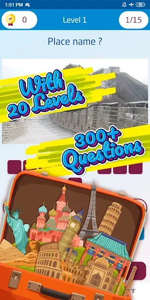 Guess the famous place [MOD: Бесконечные деньги] - Скриншот 3
