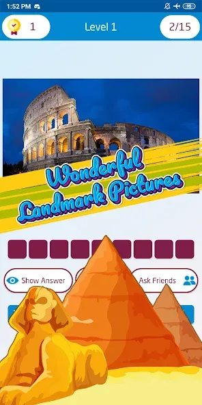 Guess the famous place [MOD: Бесконечные деньги] - Скриншот 4