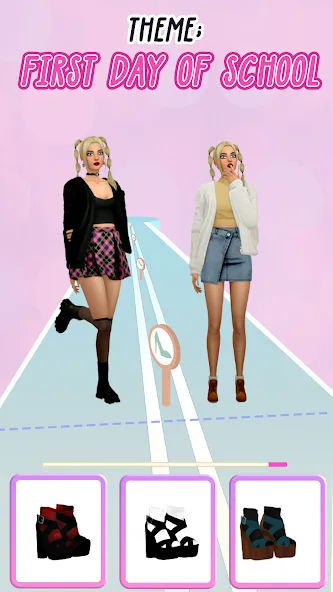 Fashion Battle — Girl Dress Up [MOD: Бесконечные деньги] - Скриншот 1