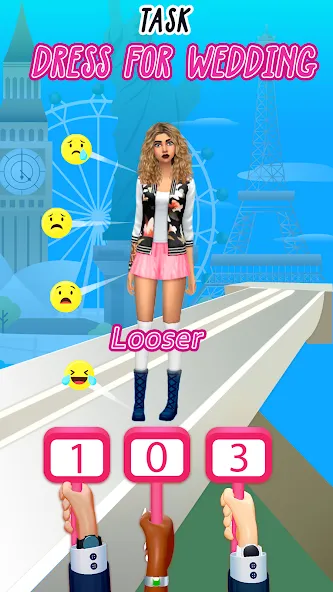 Fashion Battle — Girl Dress Up [MOD: Бесконечные деньги] - Скриншот 3