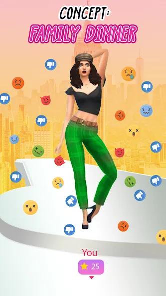 Fashion Battle — Girl Dress Up [MOD: Бесконечные деньги] - Скриншот 4