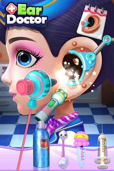 Ear Doctor [MOD: Бесконечные деньги] - Скриншот 1