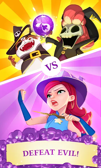Bubble Witch 3 Saga (Бабл Витч 3 Сага) [MOD: Все разблокировано] - Скриншот 3
