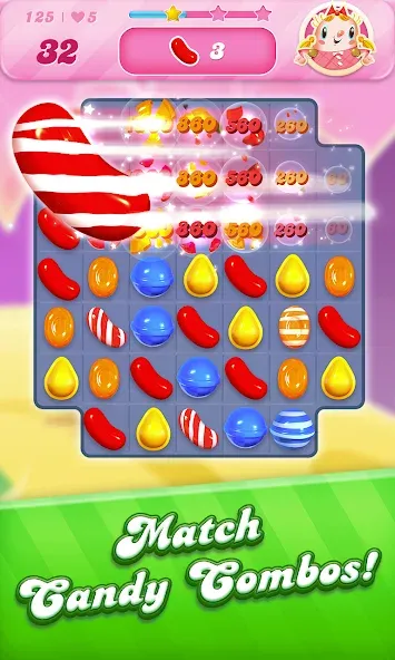 Candy Crush Saga (Кенди Краш Сага) [MOD: Все открыто] - Скриншот 2