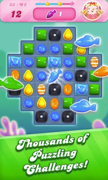 Candy Crush Saga (Кенди Краш Сага) [MOD: Все открыто] - Скриншот 3