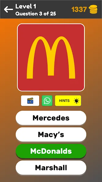 Logo Game: Multiple Choice [MOD: Много монет/Энергии] - Скриншот 3
