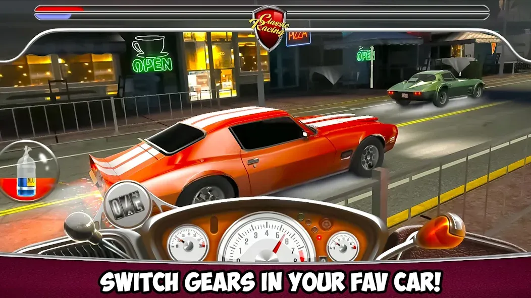 Classic Drag Racing Car Game (Классическая игра на гонках драгрейсинга) [MOD: Mega Mod/Меню] - Скриншот 3