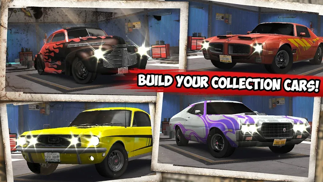 Classic Drag Racing Car Game (Классическая игра на гонках драгрейсинга) [MOD: Mega Mod/Меню] - Скриншот 4